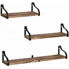 Set of 3 Wall Storage Display Shelves