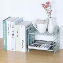 2 Tier desktop plastic storage rack